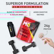 2 - MuscleBlaze Whey Energy with Digezyme,  4.4 lb  Cold Coffee