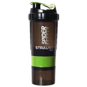 Strauss Spider Shaker Bottle,  Green  500 ml 