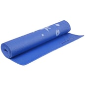 Strauss Floral Yoga Mat,  Blue  6mm 