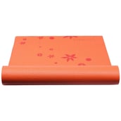 2 - Strauss Floral Yoga Mat,  Orange  6mm 