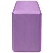 1 - Strauss Yoga Block,  Purple  9x4x6 in 