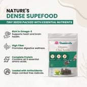 3 - Vaamveda Organic Chia Seeds,  135 g  Unflavoured (Pack of 2) 