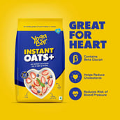 4 - Yogabar Instant Oats+,  1 kg  Unflavoured (Pack of 2) 