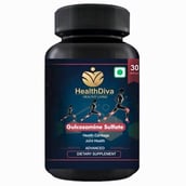 1 - HealthDiva Glucosamine Sulfate,  30 capsules 