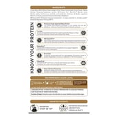 6 - MuscleBlaze Biozyme Gold 100% Whey,  2.2 lb  Monk Fruit Sweetened Chocolate Hazelnut 