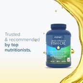 3 - GNC Triple Strength Fish Oil,  60 softgels 