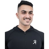 6 - Athflex Men's Performance Assassin Compression Hoodie,  Black  XL 