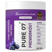 1 - NATURALTEIN Pure 07 Preworkout,  0.66 lb  Blueberry 