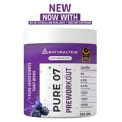 2 - NATURALTEIN Pure 07 Preworkout,  0.66 lb  Blueberry 