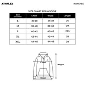 7 - Athflex Men's Activewear Training Sleeveless Gym and Sports Hoodie,  Black  Large 