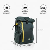 8 - MuscleBlaze Tri-Flex Laptop BackPack,  35 L, Camo 