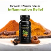 4 - Nutrabay Wellness Curcumin + Piperine,  60 capsules 