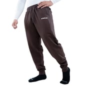 3 - Athflex Men's Regular Fit Essential Joggers,  Brown  Medium 