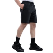 4 - Athflex Men's Regular fit Knee Length Velocity Slit Shorts,  Medium  Black 