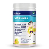 1 - Supermilk Gritzo Protein & Nutrition Drink Mix 4-7 Yrs,  400 g  Mango Delight 