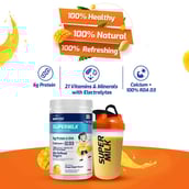 12 - Supermilk Gritzo Protein & Nutrition Drink Mix 4-7 Yrs,  400 g  Mango Delight 