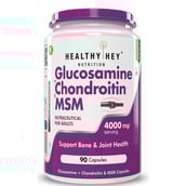 1 - HealthyHey Nutrition Glucosamine Chondroitin and MSM,  90 capsules 