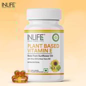 2 - INLIFE Plant Based Natural Vitamin E,  30 capsules 