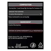 9 - MuscleBlaze Micronised Creatine Monohydrate,  Unflavoured  100 g 