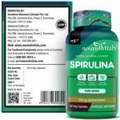 5 - NourishVitals Spirulina,  60 veggie capsule(s) 