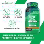 4 - NourishVitals Safed Musli,  60 veggie capsule(s) 