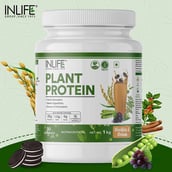 9 - INLIFE Vegan Plant Protein,  2.2 lb  Cookies & Cream 