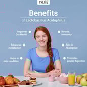 4 - INLIFE Probiotic Lactobacillus Acidophilus,  60 veggie capsule(s)  Unflavoured 