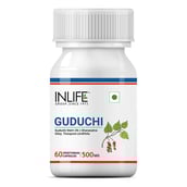 1 - INLIFE Guduchi Giloy Tinospora Cordifolia Stem Extract for Immune Support (500 mg),  60 capsules 