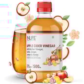 1 - INLIFE Apple Cider Vinegar with Mother,  0.5 L  Garlic, Ginger, Lemon & Honey 