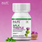 8 - INLIFE Milk Thistle (800mg),  60 veggie capsule(s) 