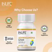 5 - INLIFE Ashwagandha (500 mg),  60 veggie capsule(s) 