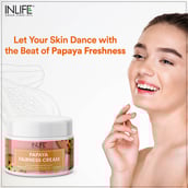 5 - INLIFE Papaya Fairness Cream,  100 g  for All Skin Types 