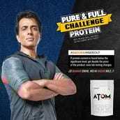 6 - AS-IT-IS Nutrition ATOM Plant Protein Complex,  2.2 lb  Choco Hazel Fusion 