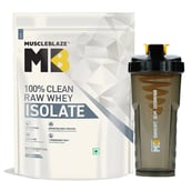 MuscleBlaze Raw Whey Isolate 1 Kg & Shaker Combo