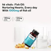 5 - HealthKart HK Vitals Fish Oil 1000mg with 180mg EPA and 120mg DHA, 90 capsules
