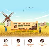 2 - Beyond Food Millet Bar, 8 Piece(s)/Pack Rich Cocoa