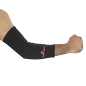 1 - SportSoul Premium Compression Elbow Support Pack of 2,  Black  Xtra Large 