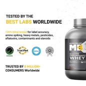 4 - MuscleBlaze Biozyme Performance Whey,  4.4 lb  Rich Chocolate with Shaker