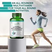 6 - Simply Herbal Multivitamin with Probiotics & Ashwagandha,  60 tablet(s)  Unflavoured 