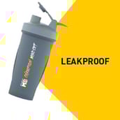 2 - MuscleBlaze Champion Shaker,  Grey  650 ml