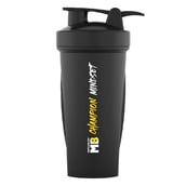4 - MuscleBlaze Champion Shaker, Black 650 ml