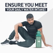 3 - MuscleBlaze Gallon Water Bottle,  Ocean Green  2 L