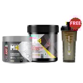 MuscleBlaze Creatine Monohydrate CreAMP & PRE Workout 200 Xtreme 0.22 lb Combo