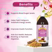 3 - Dr. Patkar's Apple Cider Vinegar,  0.5 L  Cinnamon & Fenugreek 