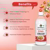 2 - Dr. Patkar's 100% Natural Brewed White Vinegar,  500 ml  Salad Cooking 