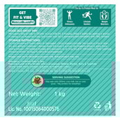 5 - MuscleBlaze High Protein Oats,  1 kg  Fruit & Super Seeds 