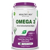 1 - HealthyHey Nutrition Vegan Omega 3,  60 capsules 