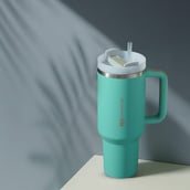 2 - MuscleBlaze Stainless Steel Insulated Tumbler,  Icy Mint  1.2 L