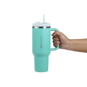 7 - MuscleBlaze Stainless Steel Insulated Tumbler,  Icy Mint  1.2 L