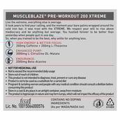 1 - MuscleBlaze PRE Workout 200 Xtreme,  0.44 lb  Tangy Orange